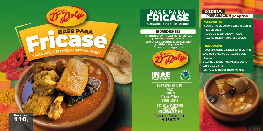 Diseño de Empaques para Sazonadores Señor D'Doly